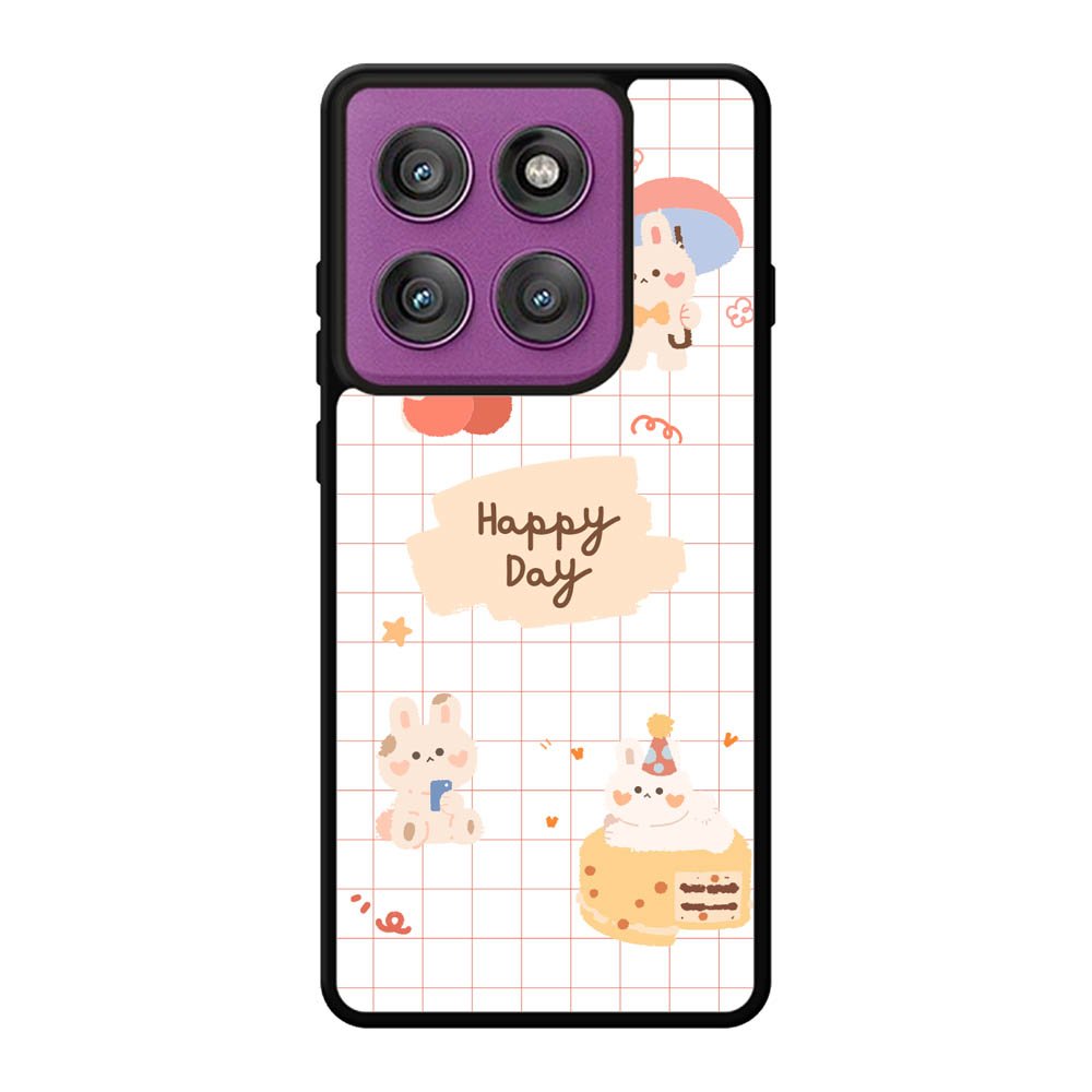 Happy Day Rabbit E2100 Motorola Moto Edge 60 Pro Case