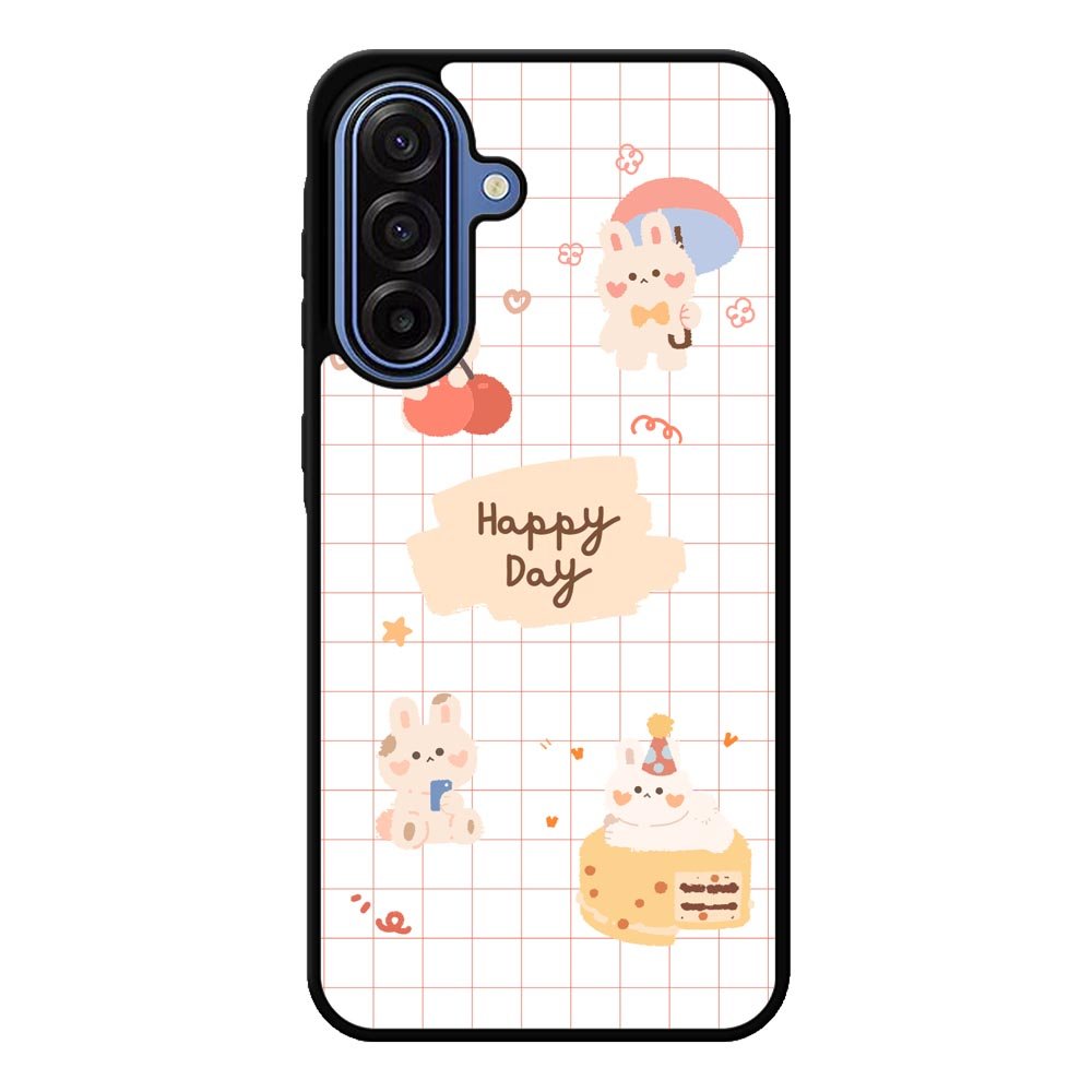 Happy Day Rabbit E2100 Samsung Galaxy A17 Case