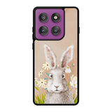 Rabbit And Flowers E2101 Motorola Moto Edge 60 Pro Case