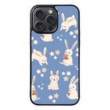 Blue Pattern Rabbit E2102 iPhone 15 Pro Max Case