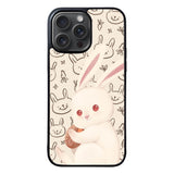 Cute Bunny Rabbit E2103 iPhone 15 Pro Max Case