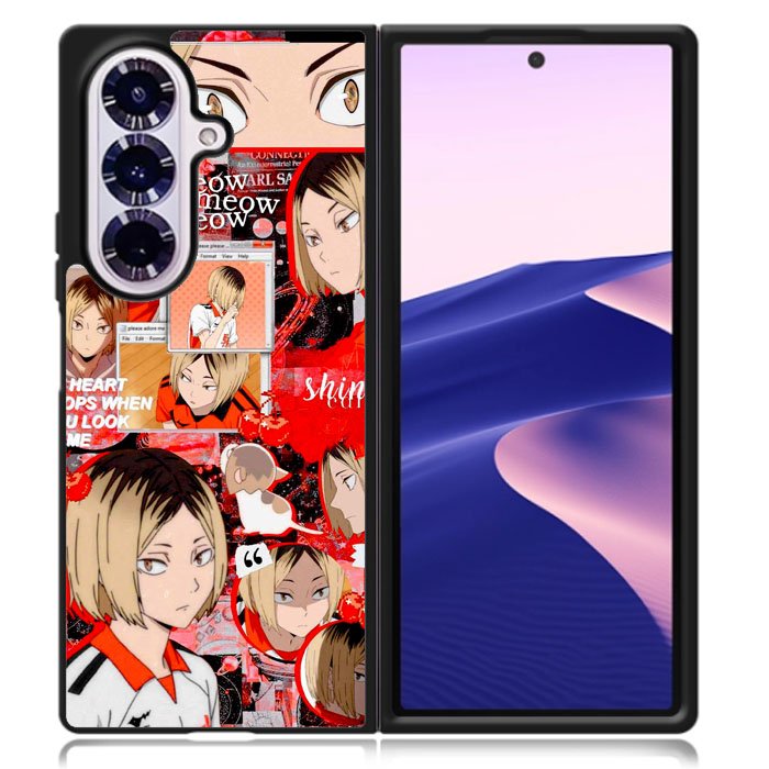 Kenma Haikyuu Samsung Galaxy Z Fold 7 Case OV11126