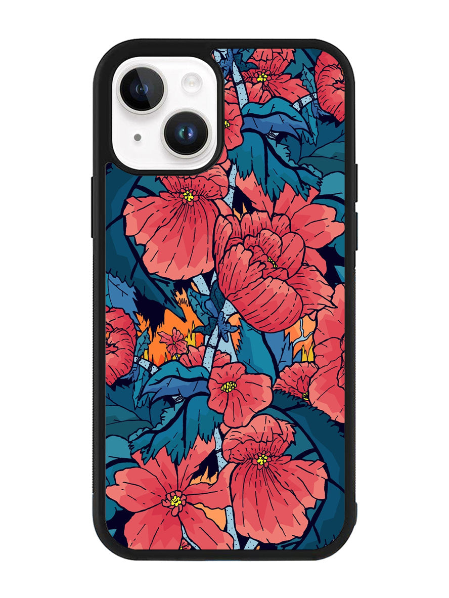 Japan Floral iPhone 14 Plus Case QC11118