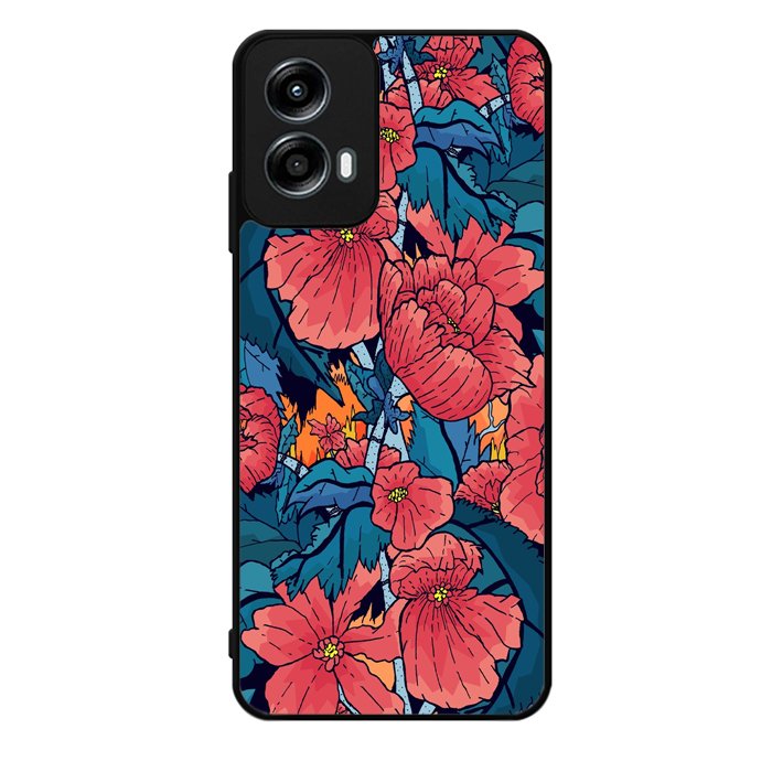 Japan Floral Motorola Moto G Play 2024 Case OV11118