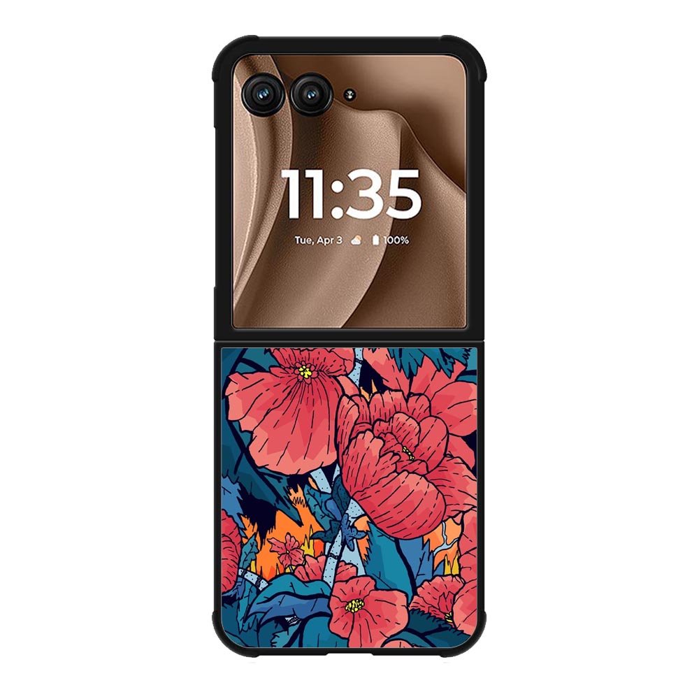 Japan Floral Motorola Moto RAZR Plus 2025 Case OV11118