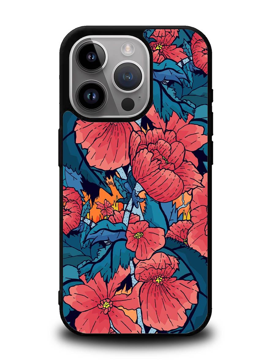 Japan Floral iPhone 16 Pro Max Case OV11118
