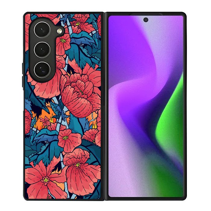 Japan Floral Samsung Galaxy Z Fold 6 5G 2024 Case OV11118