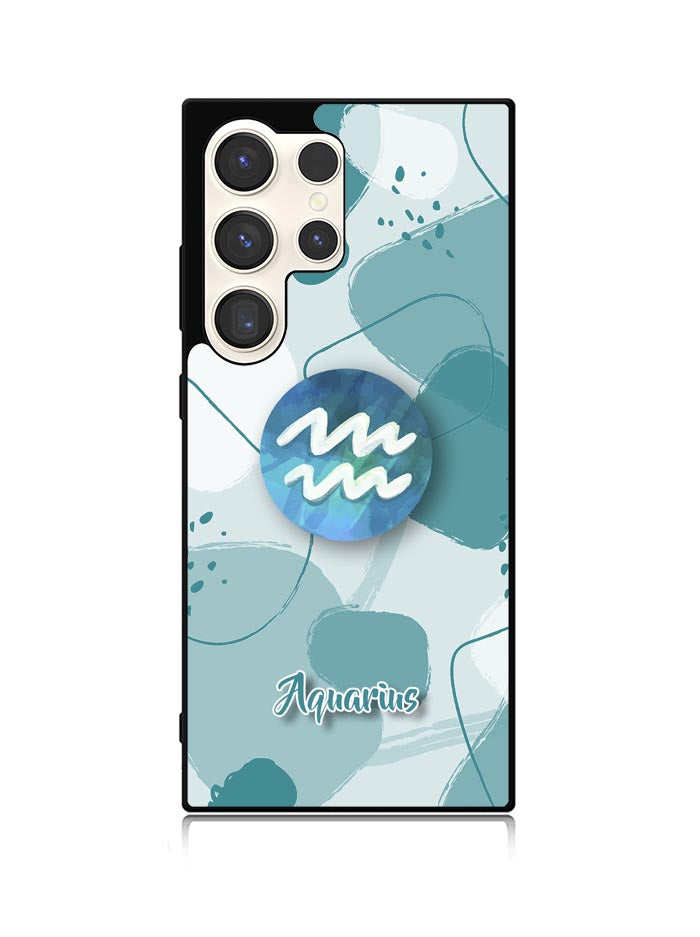 Zodiac Aquarius Samsung Galaxy S23 Ultra 5G Case QC6756
