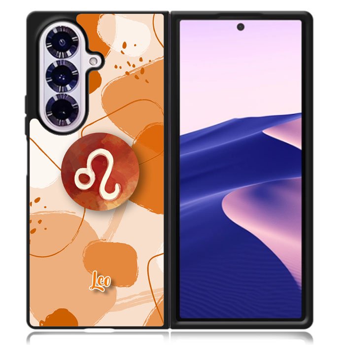 Zodiac Leo Samsung Galaxy Z Fold 7 Case OV6761