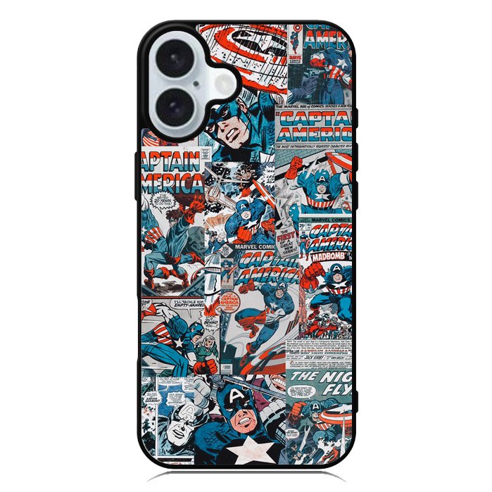 Captain America iPhone 16 Plus Case QC6237