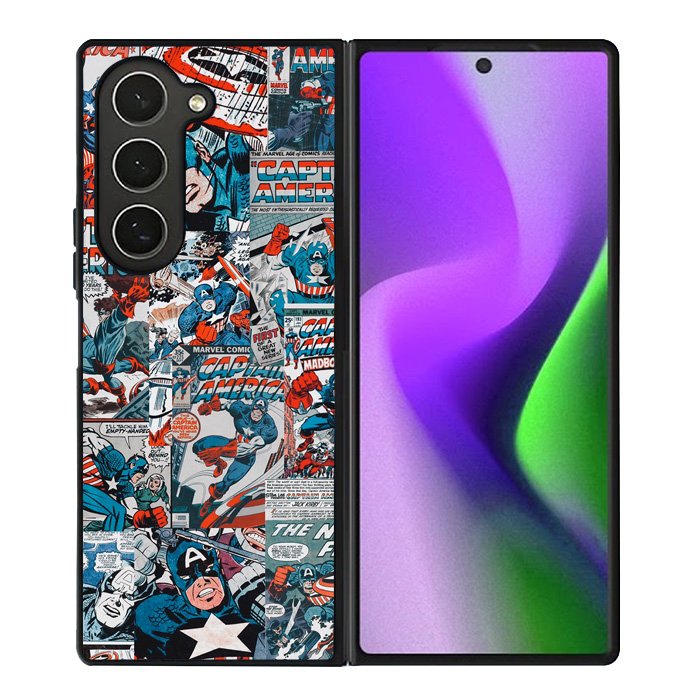 Captain America Samsung Galaxy Z Fold 6 5G 2024 Case OV6237