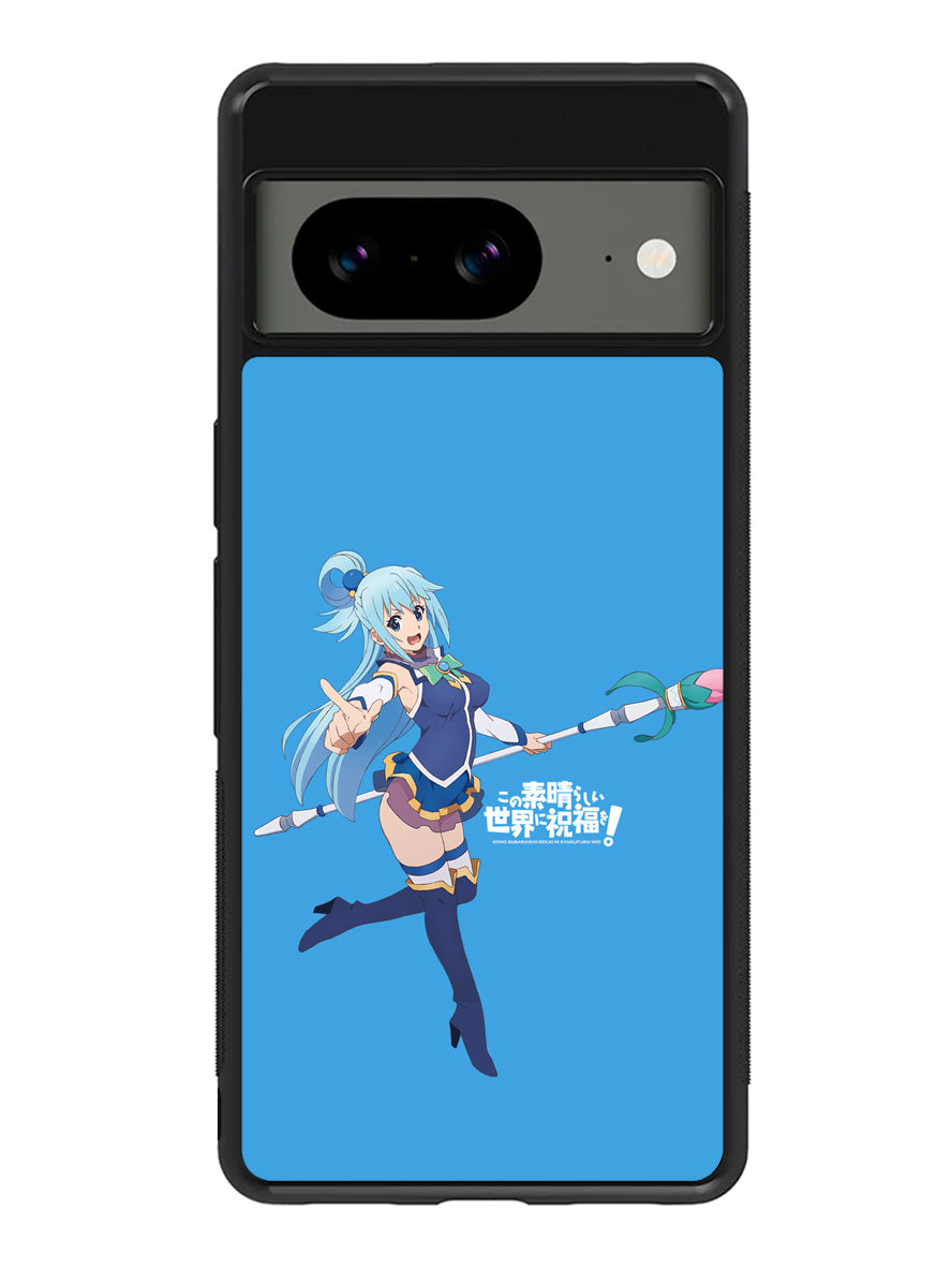 Aqua Konosuba Google Pixel 8A Case QC6184