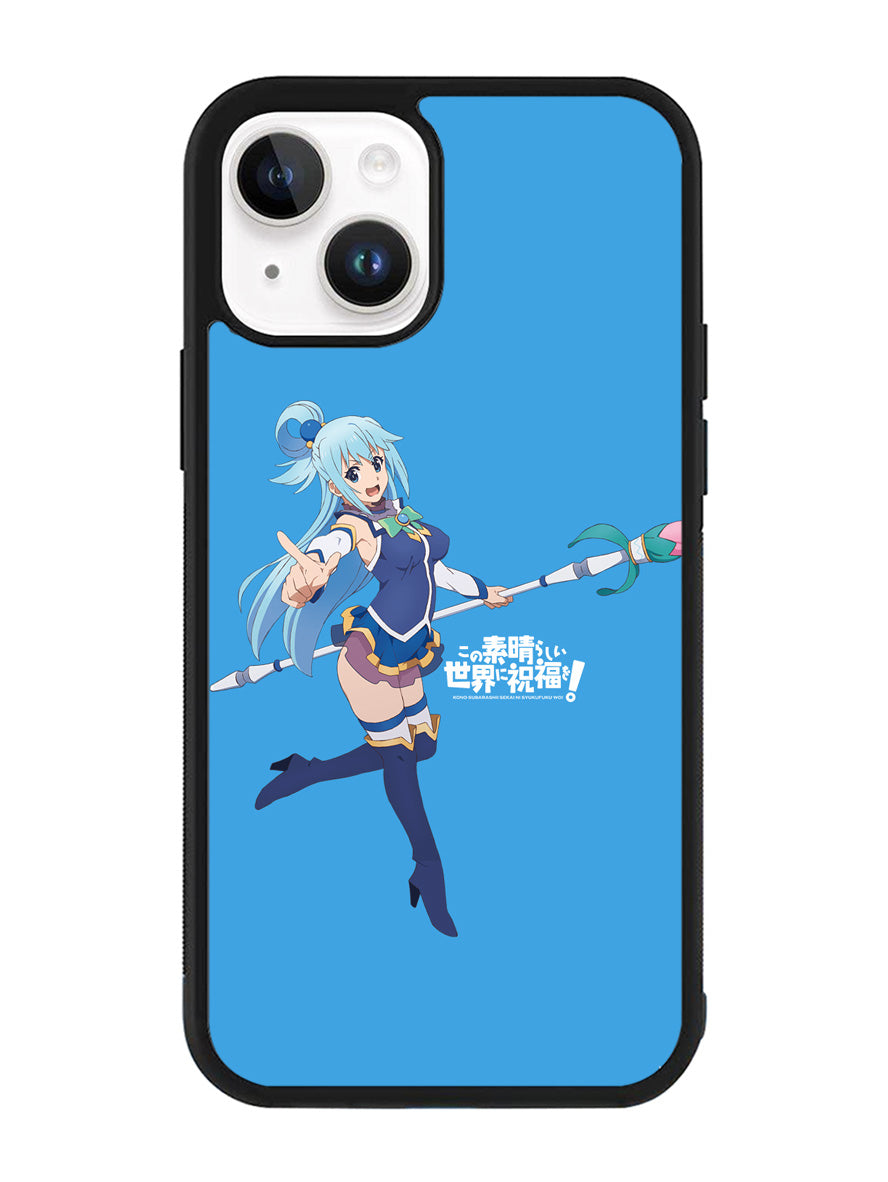 Aqua Konosuba iPhone 14 Plus Case QC6184