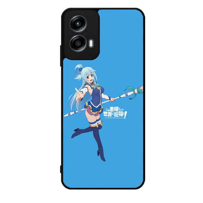 Aqua Konosuba Motorola Moto G Play 2024 Case OV6184