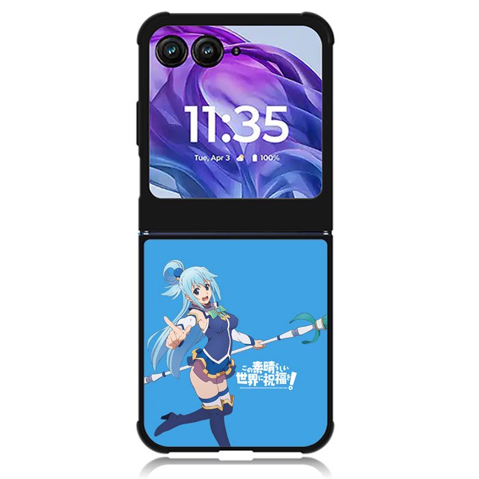 Aqua Konosuba Motorola Moto Razr Plus 2024 , Moto Razr+ 2024 Case OV6184