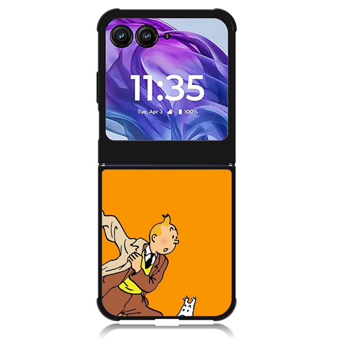 Adventure of Tintin Motorola Moto Razr Plus 2024 , Moto Razr+ 2024 Case
