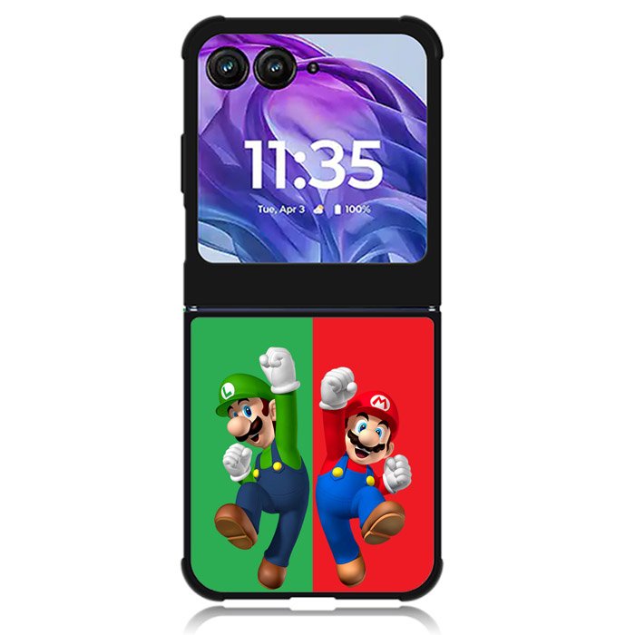 Mario Bros Luigi Motorola Moto Razr Plus 2024 , Moto Razr+ 2024 Case OV3400