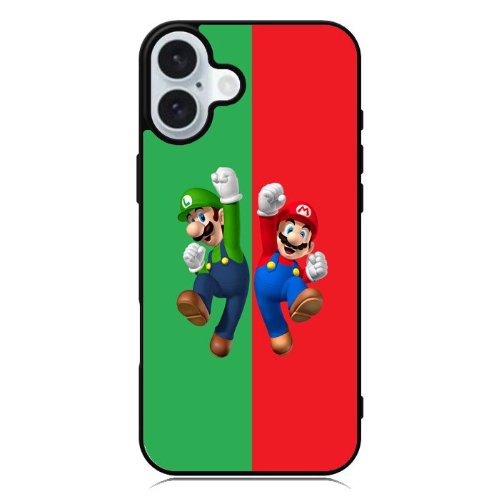 Mario Bros Luigi iPhone 16 Case QC3400