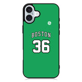 Boston Celtics iPhone 16 Case QC4202