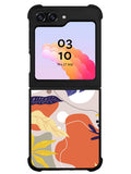 Floral Pattern Samsung Galaxy Z Flip 5 5G 2023 Case OV6381