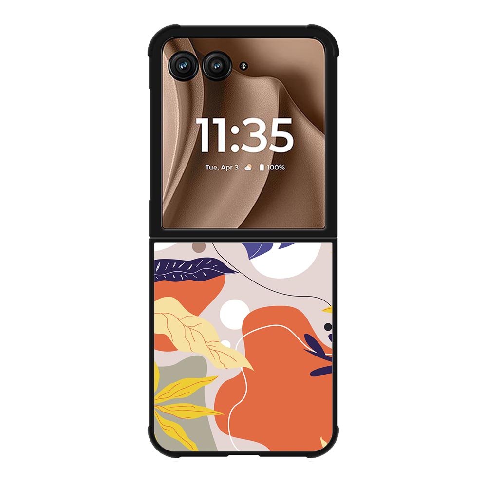 Floral Pattern Motorola Moto RAZR Plus 2025 Case OV6381