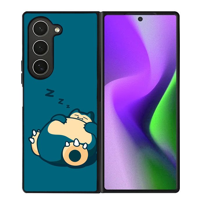 Pokemon Snorlax 1st Samsung Galaxy Z Fold 6 Case