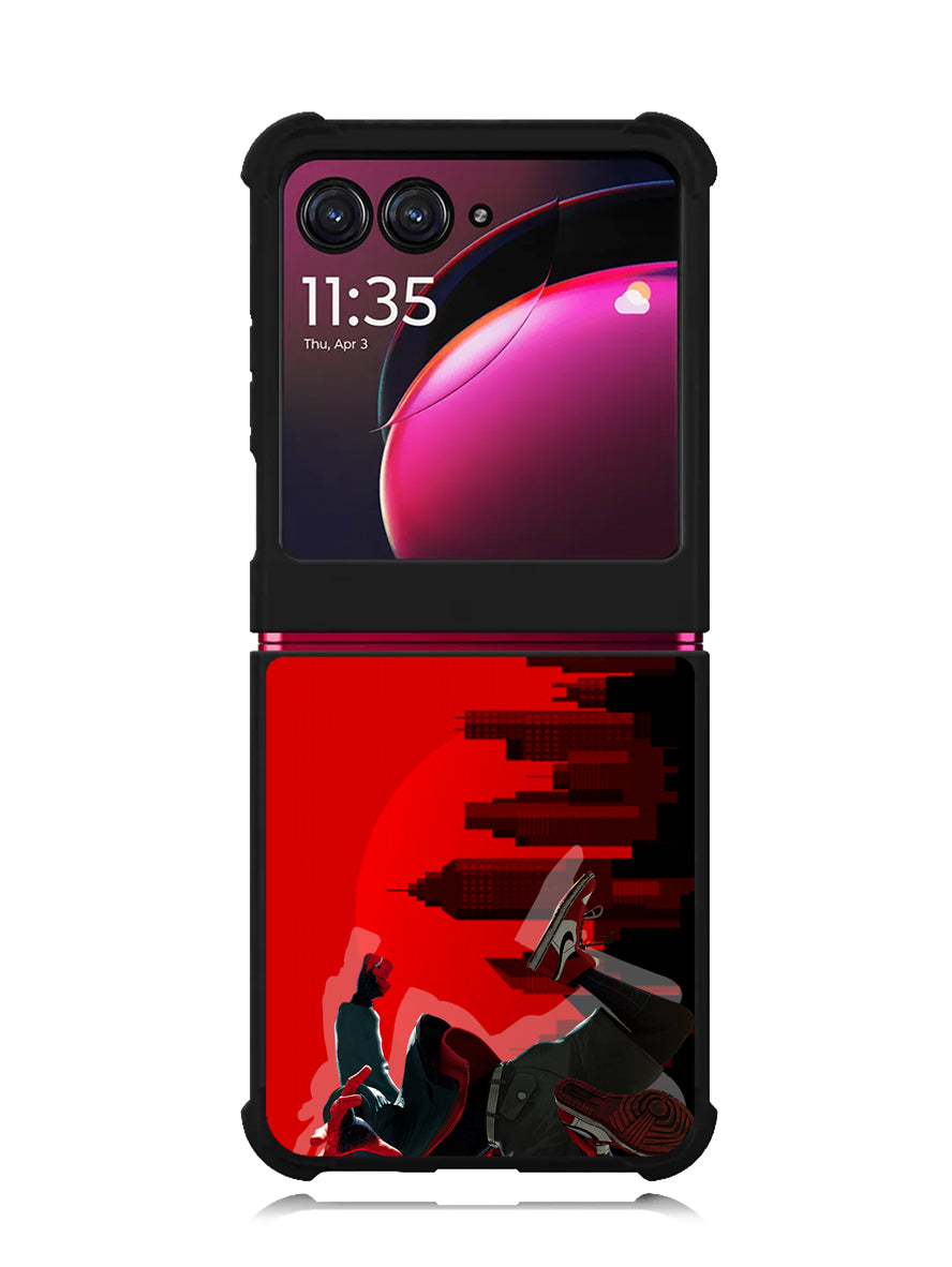 Spiderman Spider Verse Miles Motorola Moto Razr Plus 2023 , Moto Razr+ 2023 Case OV2437