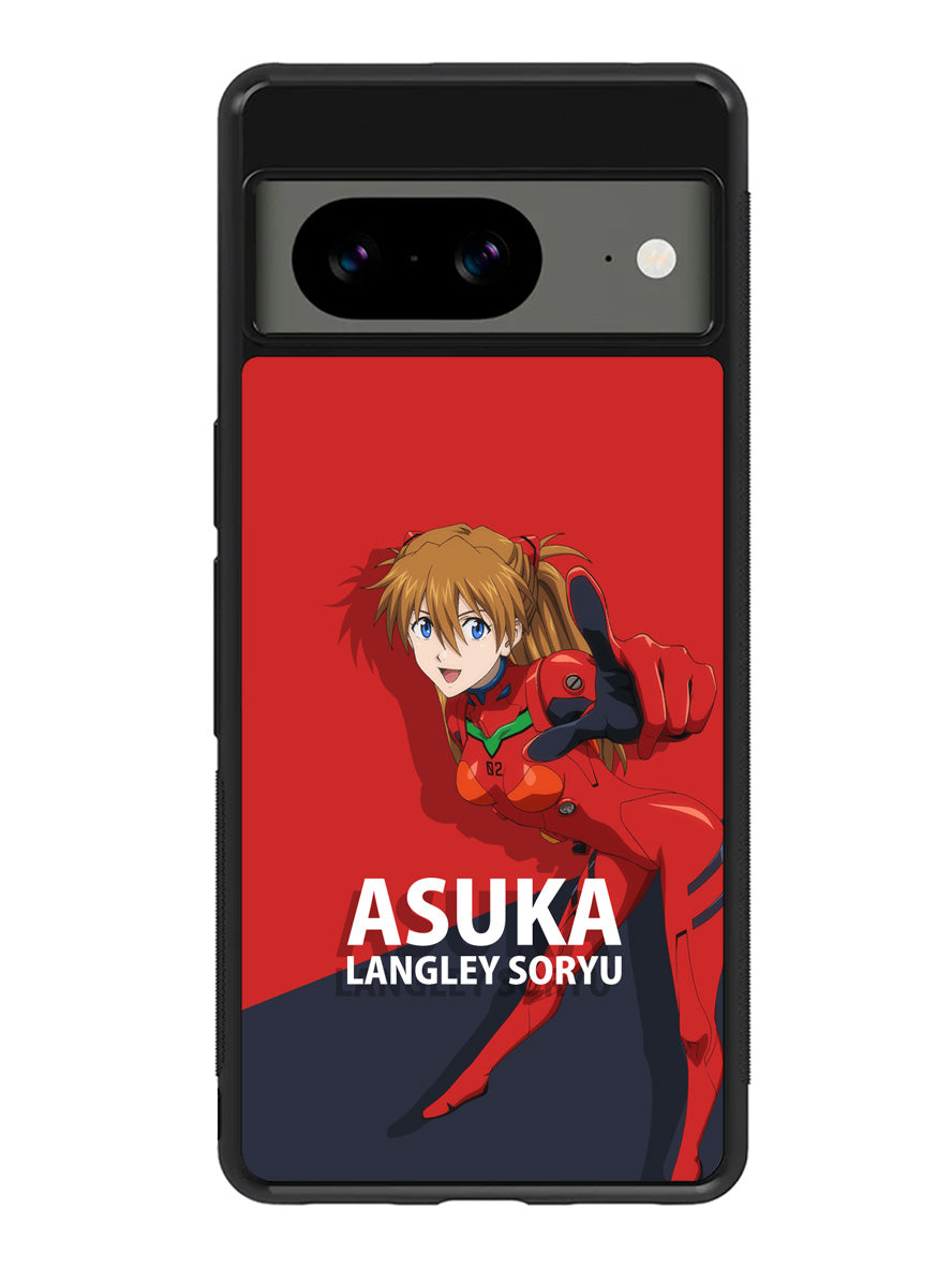 Evangelion Asuka Langley Google Pixel 8A Case QC6346