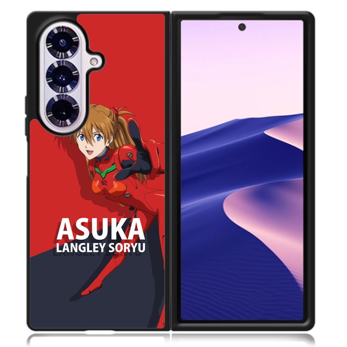 Evangelion Asuka Langley Samsung Galaxy Z Fold 7 Case OV6346