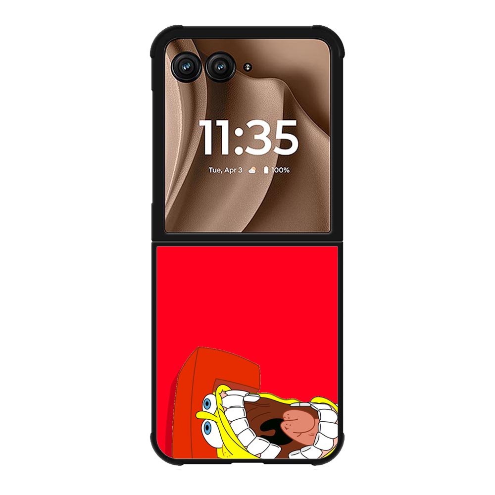 Spongebob Squarepants Karate Motorola Moto RAZR Plus 2025 Case OV6651