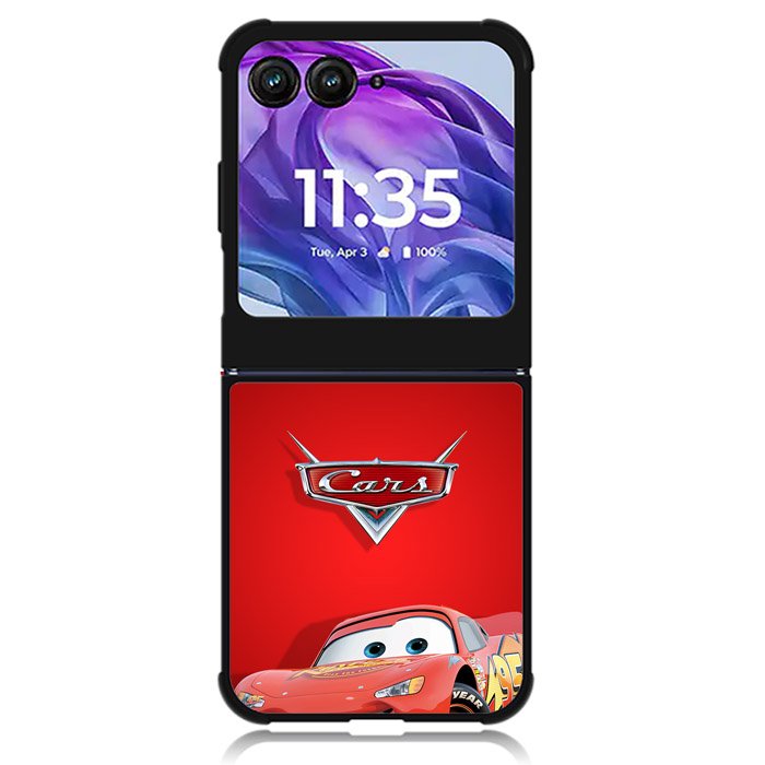 Disney Cars Lightning McQueen Motorola Moto Razr Plus 2024 , Moto Razr+ 2024 Case