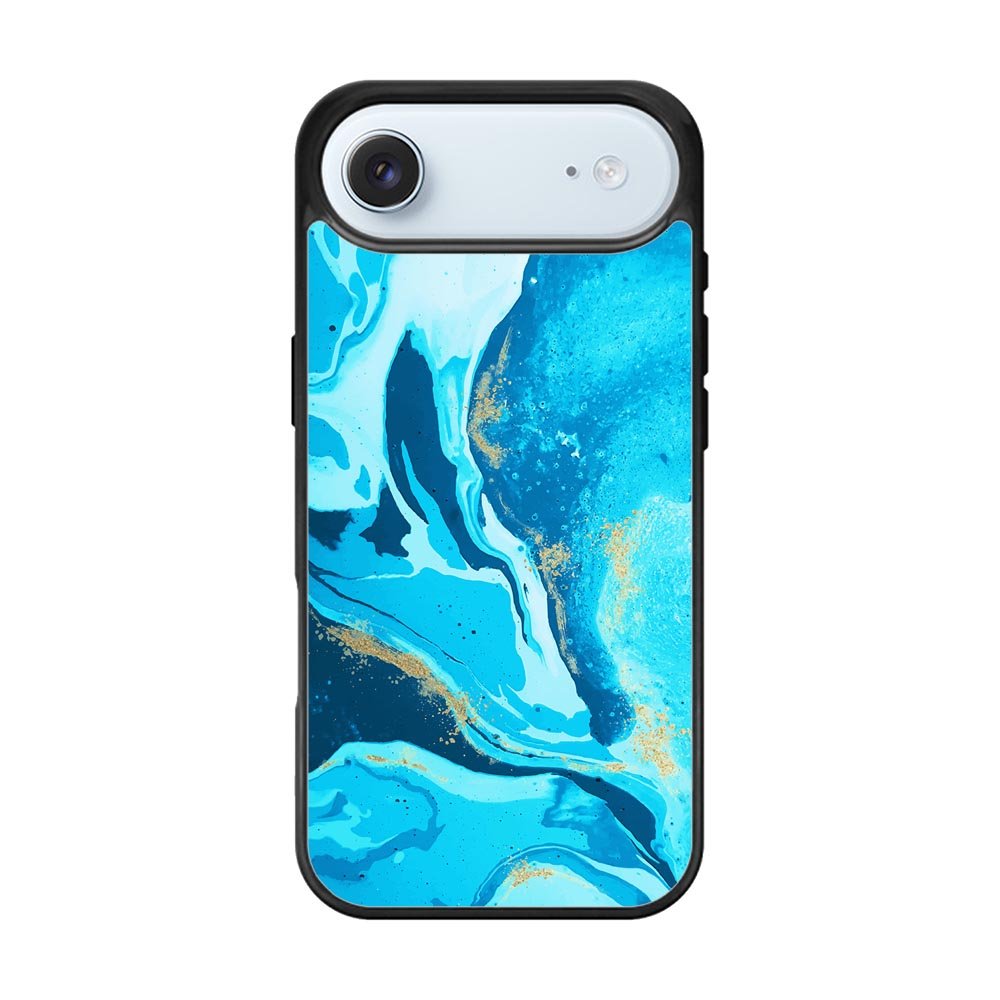 Marble Pattern Blue iPhone Air Case QC3394