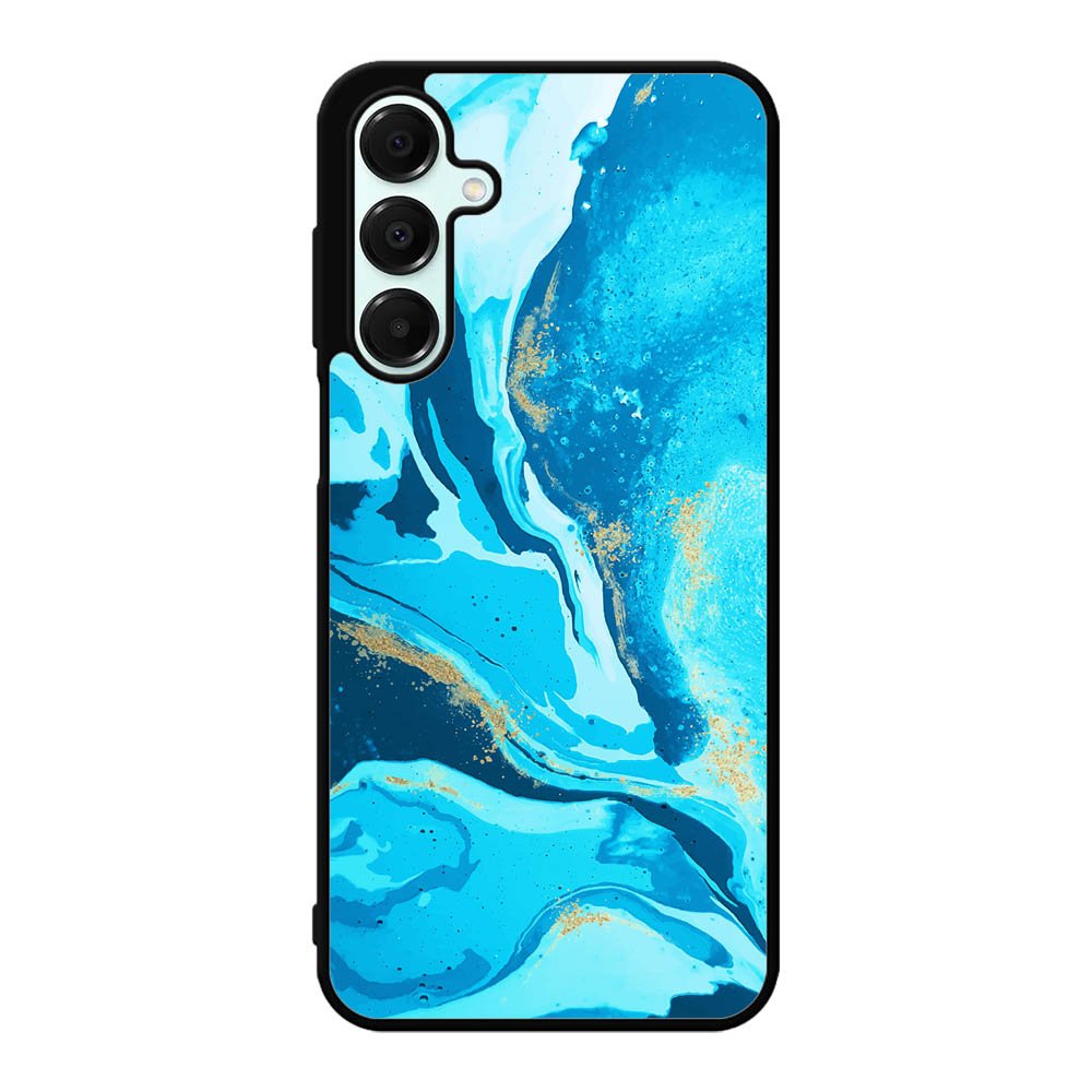 Marble Pattern Blue Samsung Galaxy A16 Case OV3394