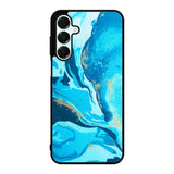 Marble Pattern Blue Samsung Galaxy A16 Case OV3394
