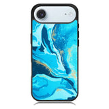 Marble Pattern Blue iPhone 17 Air Case OV3394