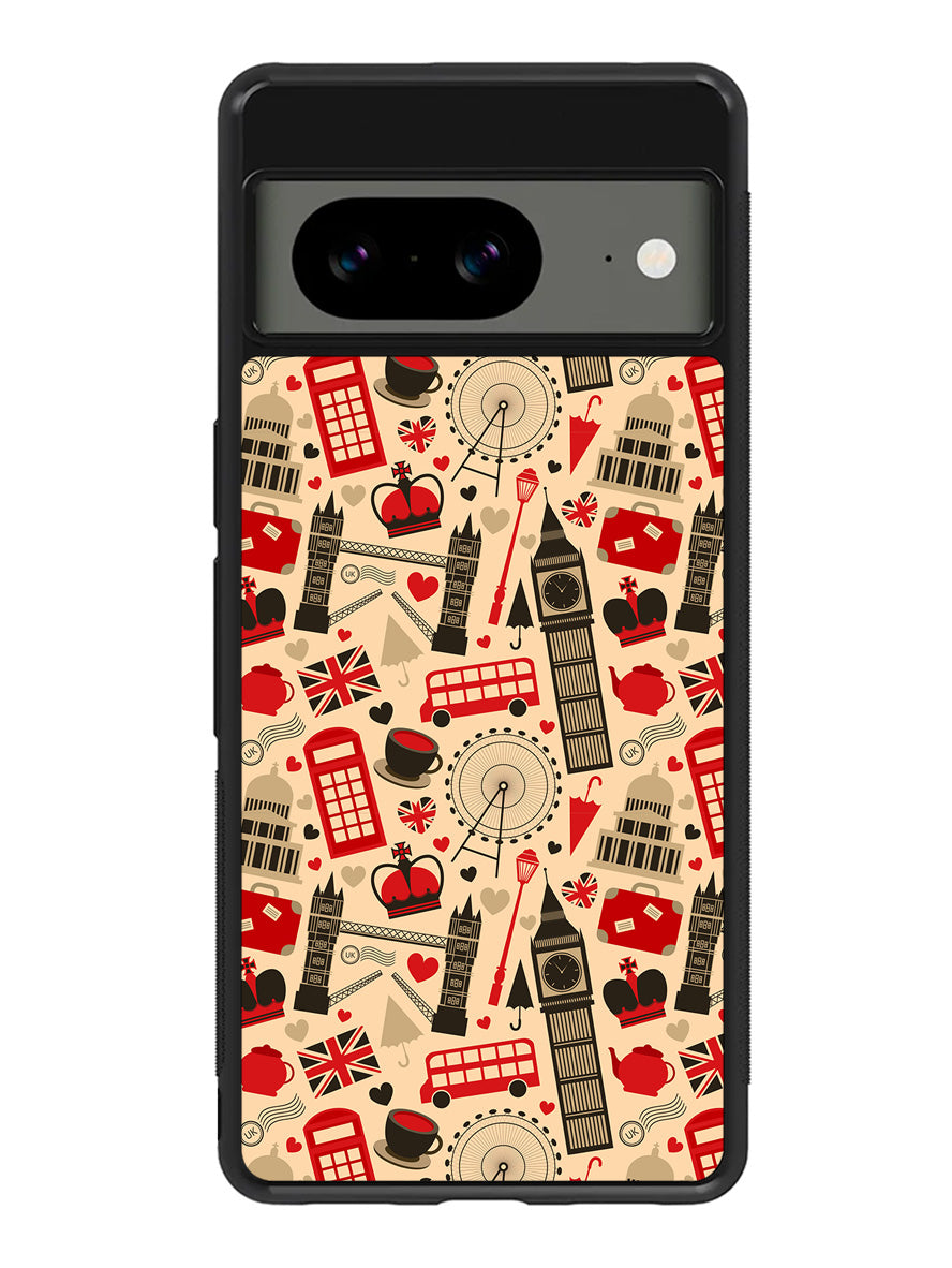 London City Pattern Google Pixel 8 Case QC6494