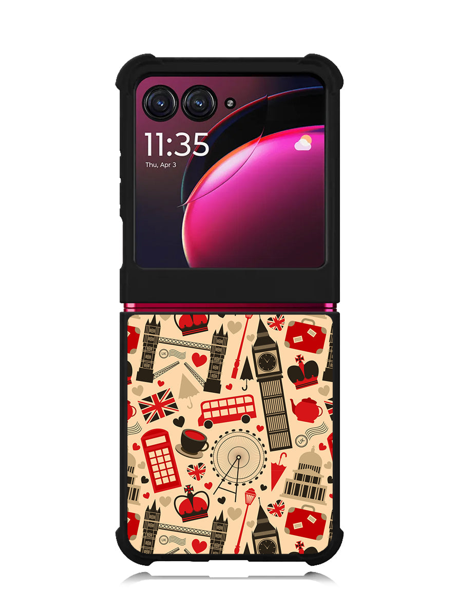 London City Pattern Motorola Moto Razr Plus 2023 , Moto Razr+ 2023 Case OV6494