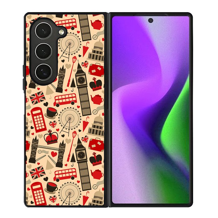London City Pattern Samsung Galaxy Z Fold 6 5G 2024 Case OV6494