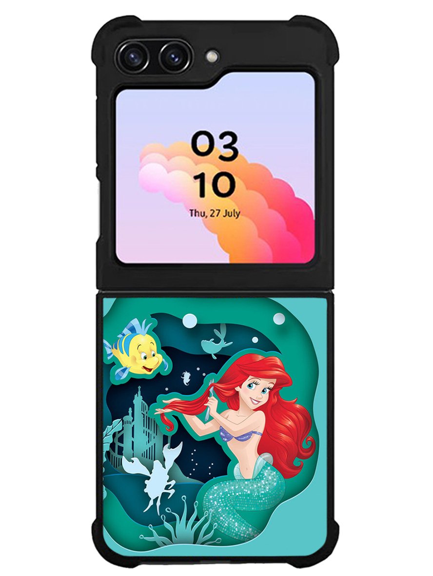 Ariel Little Mermaid Princess Samsung Galaxy Z Flip 5 5G 2023 Case OV6185