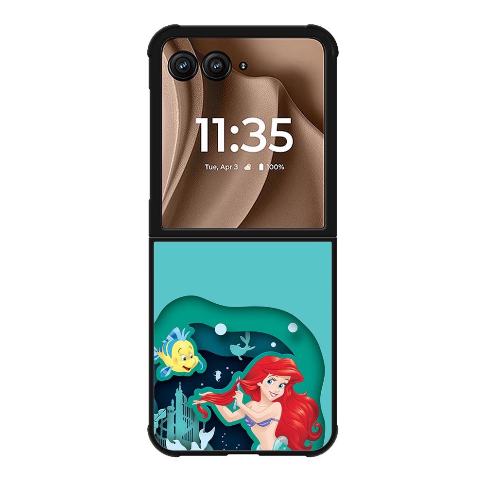 Ariel Little Mermaid Princess Motorola Moto RAZR Plus 2025 Case OV6185