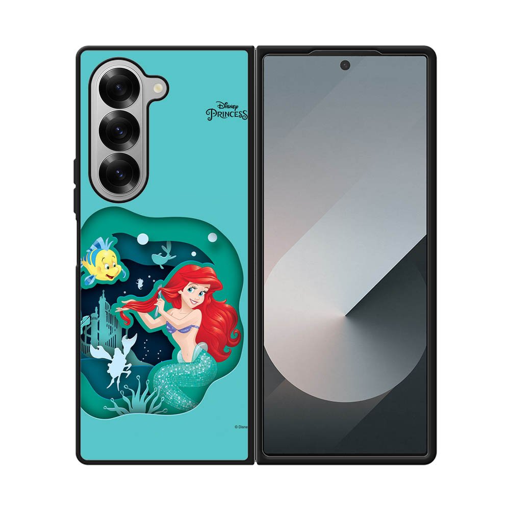 Ariel Little Mermaid Princess Samsung Galaxy Z Fold 7 5G Case QC6185