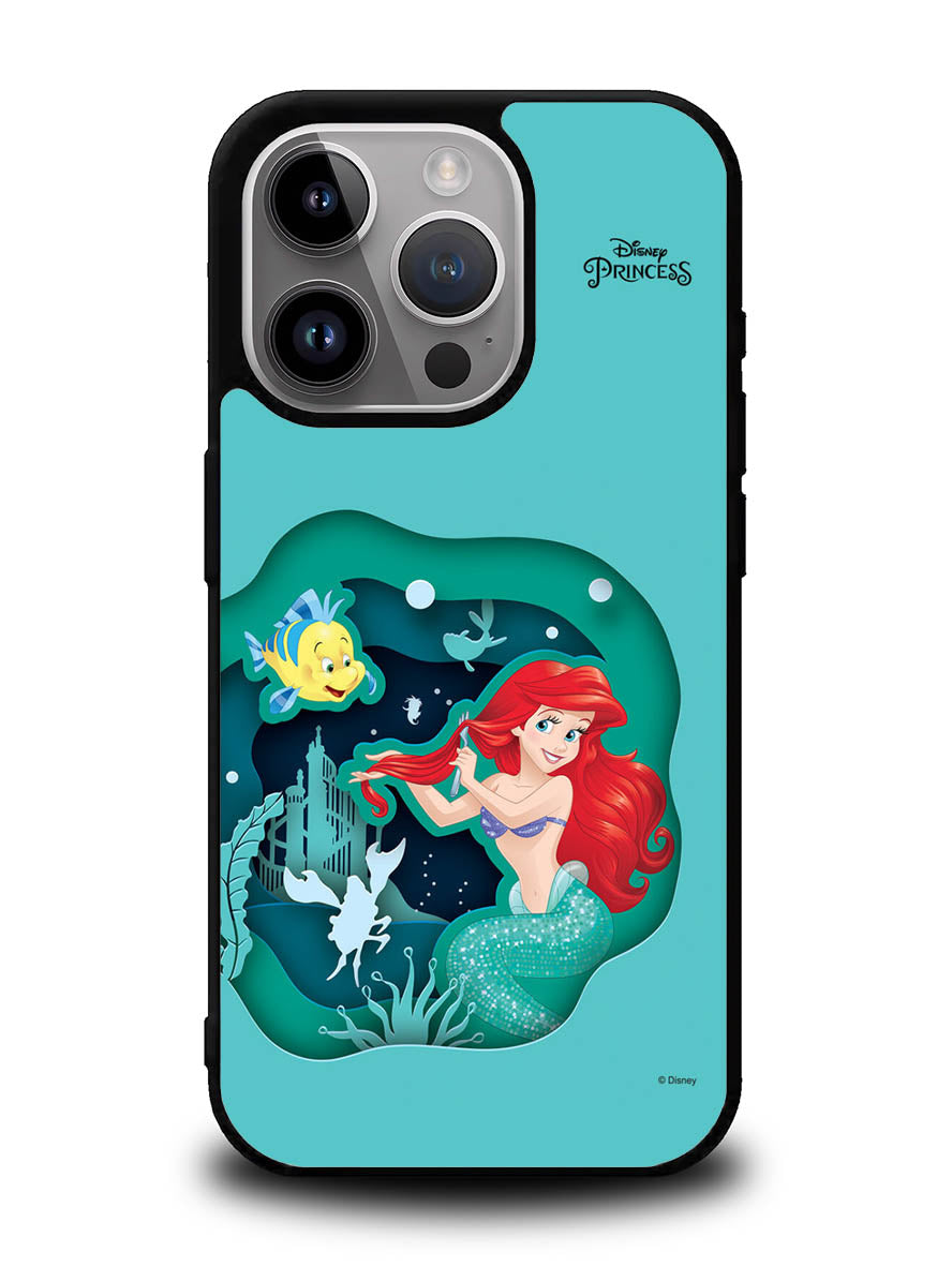 Ariel Little Mermaid Princess iPhone 16 Pro Max Case QC6185