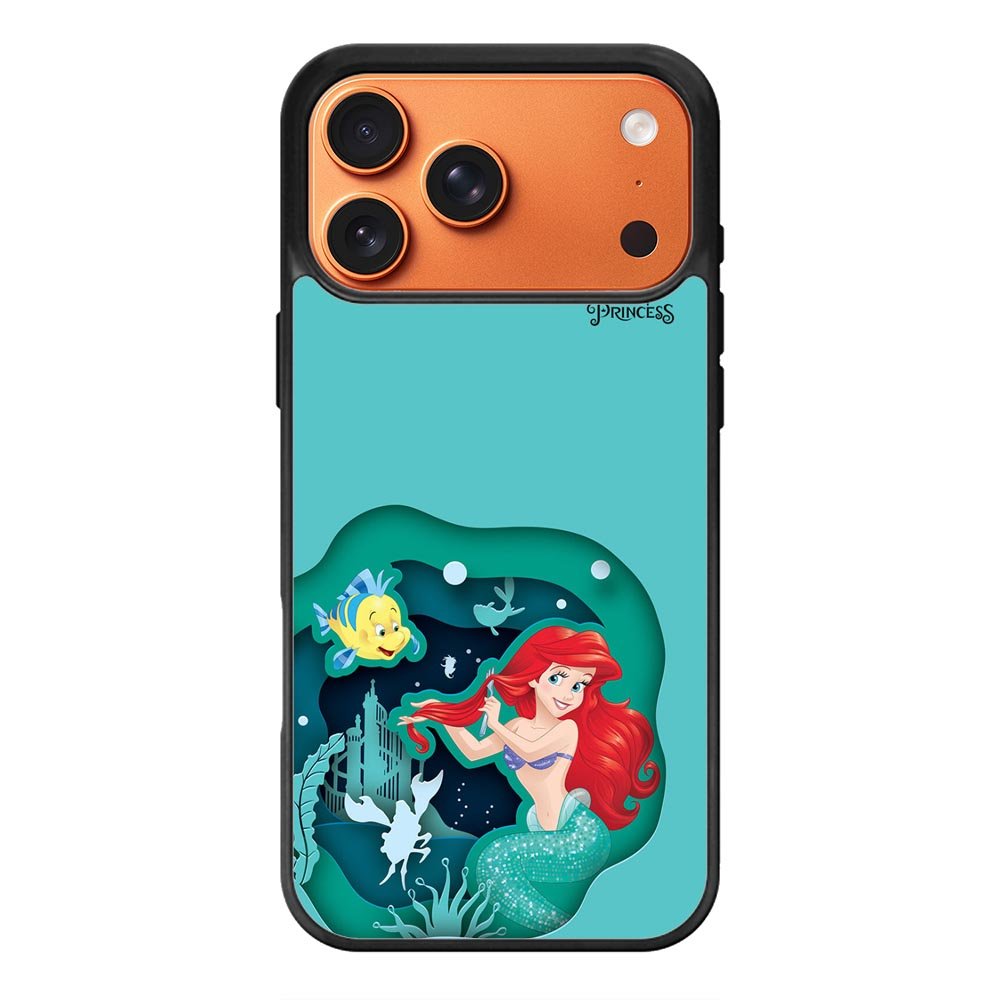 Ariel Little Mermaid Princess iPhone 17 Pro Case QC6185
