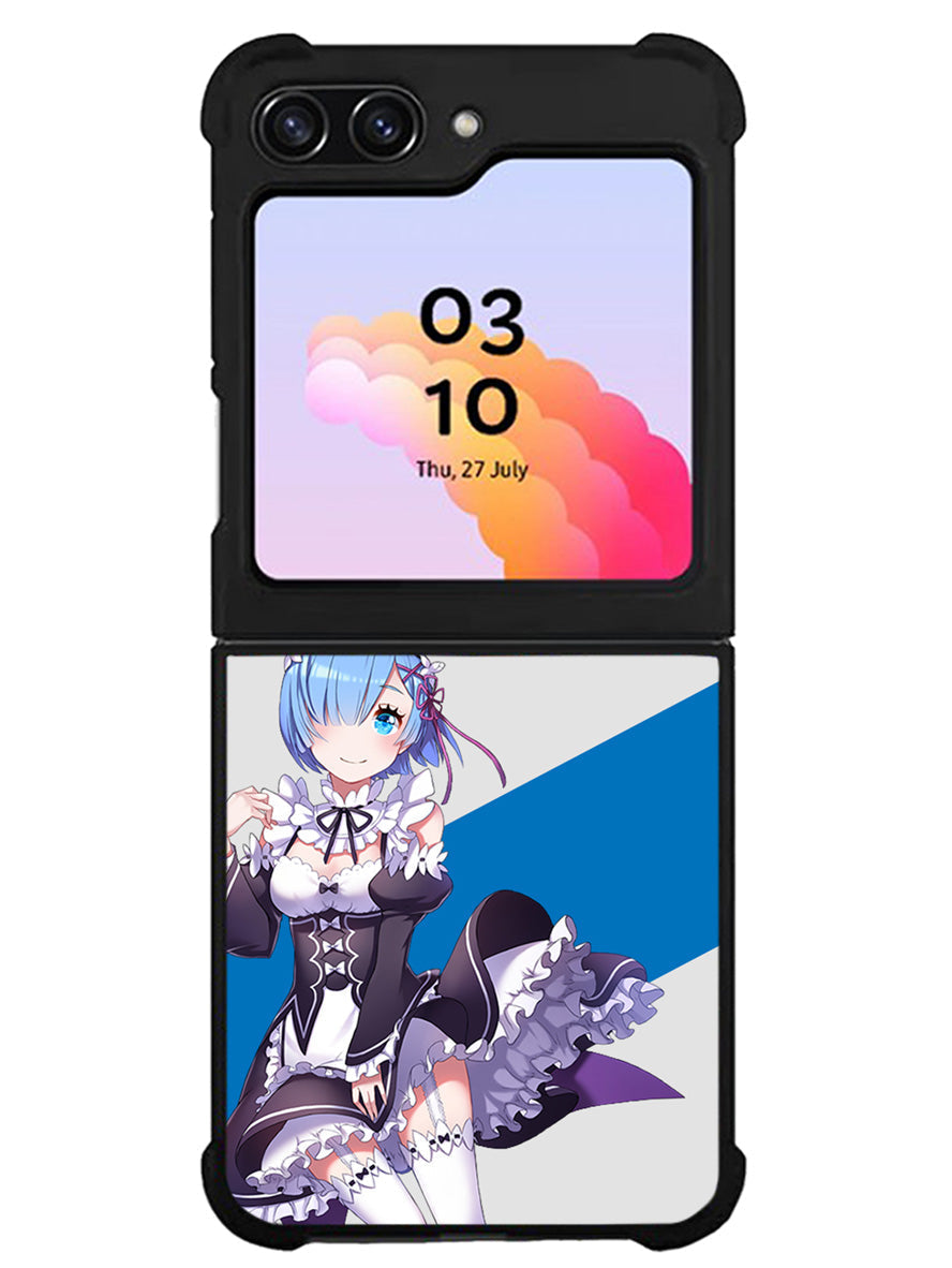 Rem Re Zero Anime Samsung Galaxy Z Flip 5 5G 2023 Case