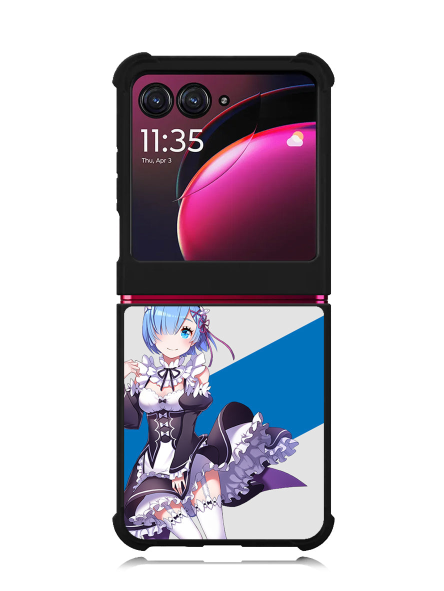 Rem Re Zero Anime Motorola Moto Razr Plus 2023 , Moto Razr+ 2023 Case