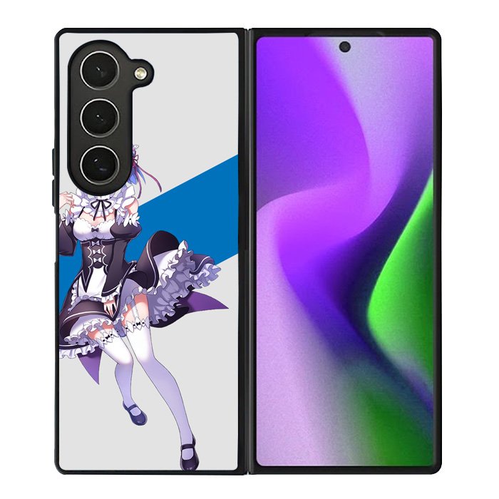 Rem Re Zero Anime Samsung Galaxy Z Fold 6 Case