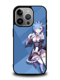 Rem Re Zero Anime iPhone 16 Pro Max Case OV2736