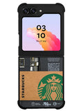 Machine Board iPhone Starbucks Samsung Galaxy Z Flip 5 5G 2023 Case OV6501