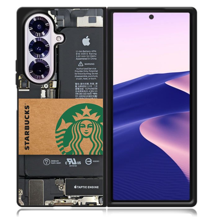 Machine Board iPhone Starbucks Samsung Galaxy Z Fold 7 Case OV6501