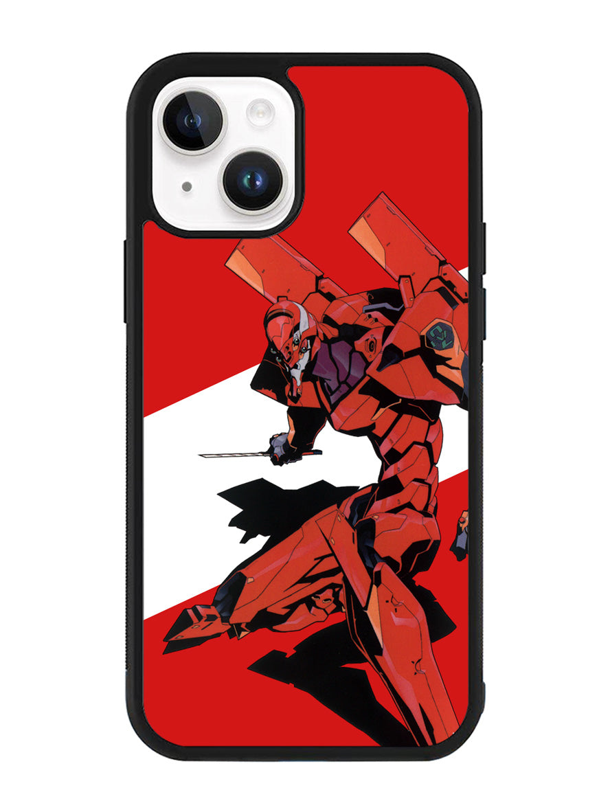 Evangelion EVA 02 iPhone 14 Plus Case QC6355